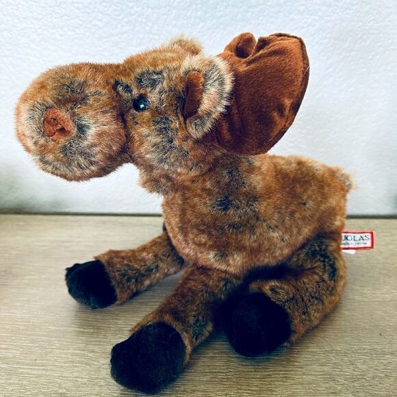 Douglas Plush Moose Stuffed Animal Toy - Picture 1 of 6
